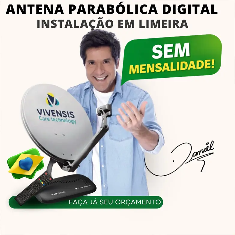 Nova Parabólica Digital com Instalação — O Meu Lojão Limeira